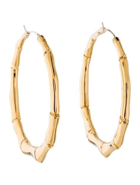 gucci oreringe|Gucci bamboo earrings.